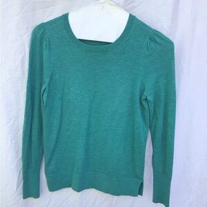 LOFT Teal Crew Neck Sweater
